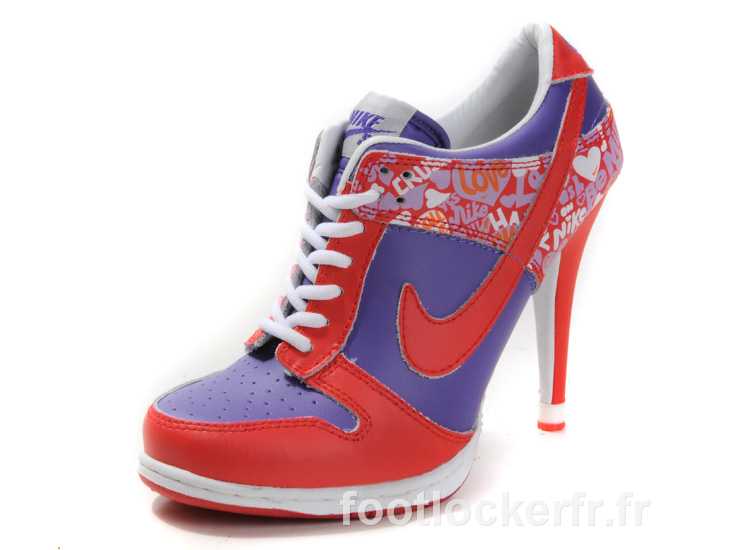 Nike A Talon Femme Vendange Pascher Talon Nike Rose